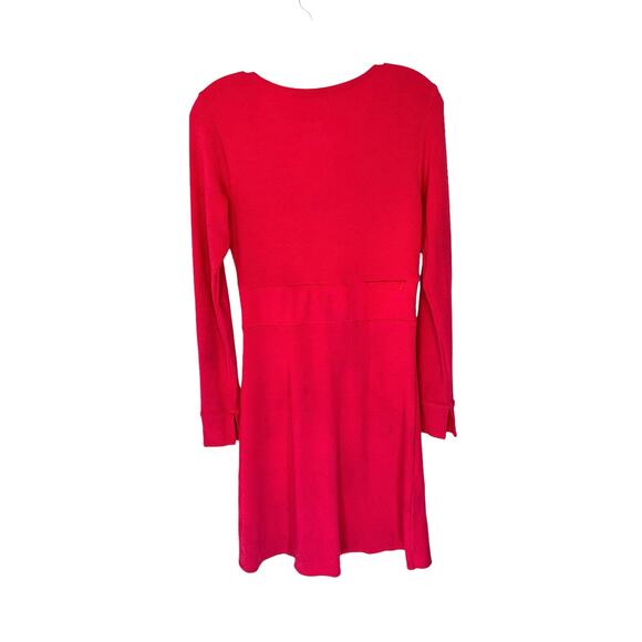 Toad & Co Horny Toad Pink Long Sleeve Finlay Dress Small Performance Stretch - Picture 10 of 15